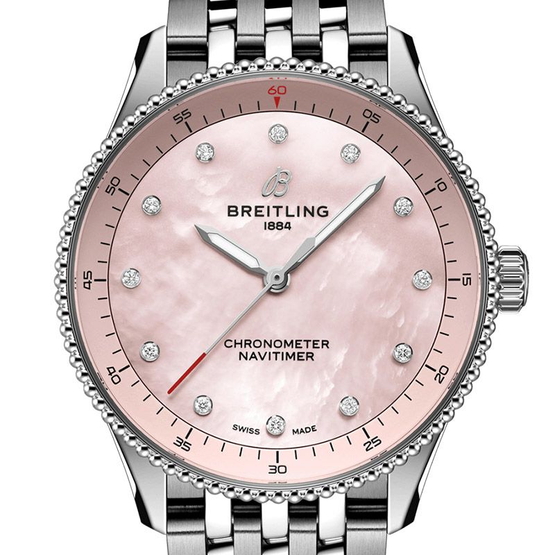 Breitling Navitimer 32 – Rosa / Edelstahl – A77320D91K1A1