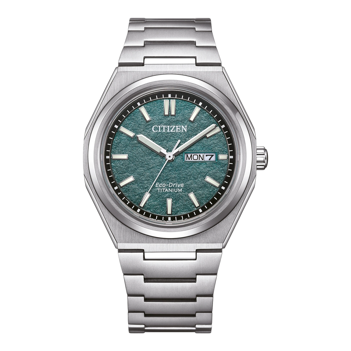 Citizen Zenshin Eco-Drive AW0130 – Super Titanium 39,5 mm – AW0130-85XC – Grün