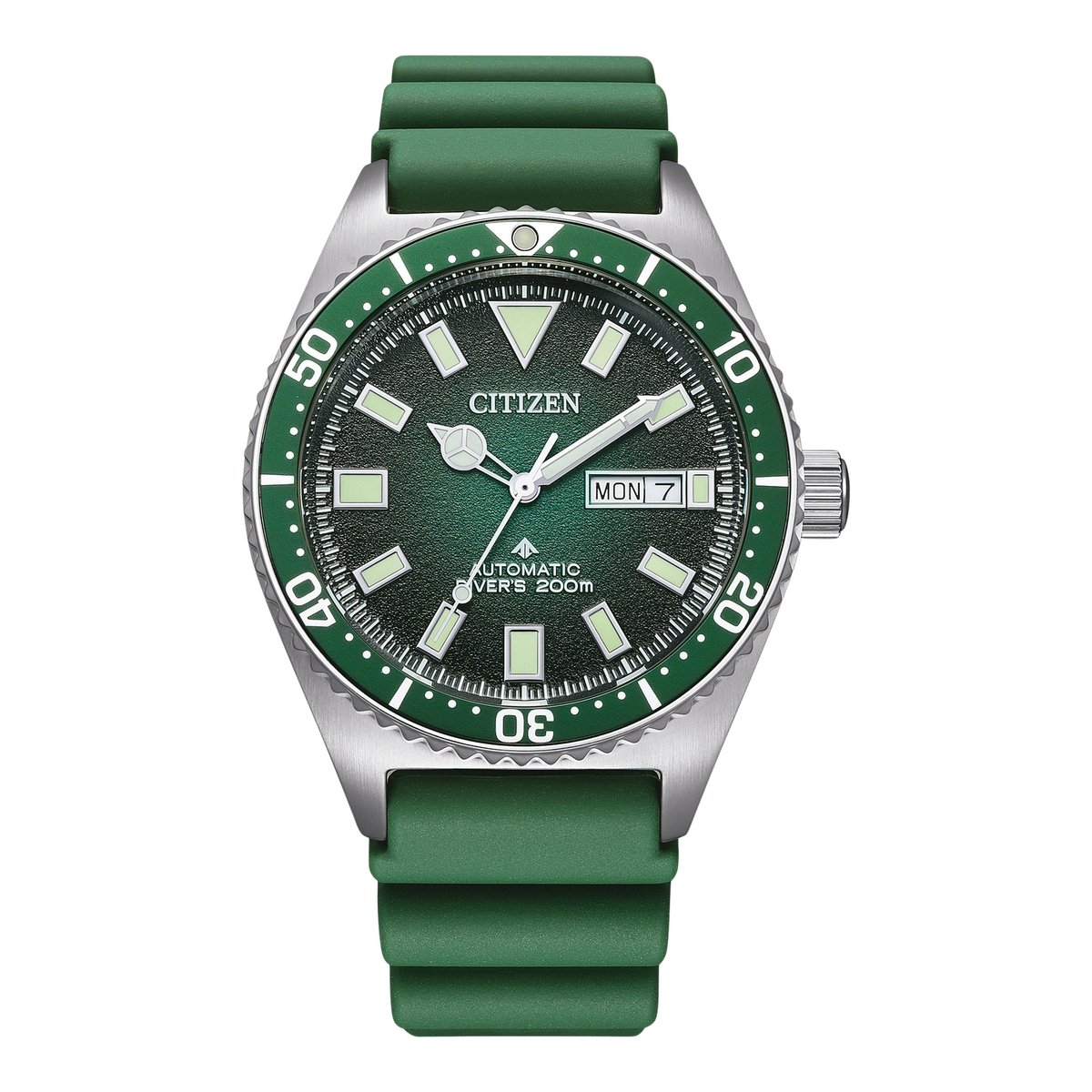 Citizen Promaster Mechanical Diver NY012 – Automatic 41 mm – NY0121-09XC – Grün / grünes Urethanband