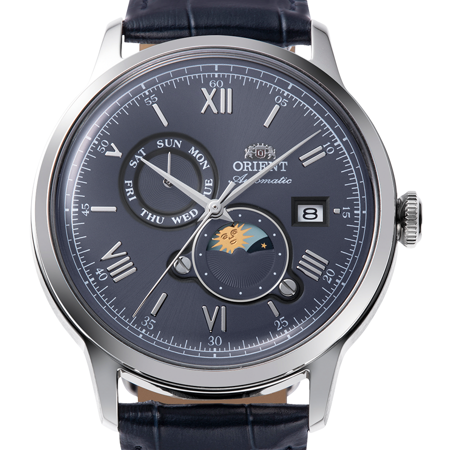 Orient Bambino Sun & Moon Automatic – RA-AK0806L – Blau