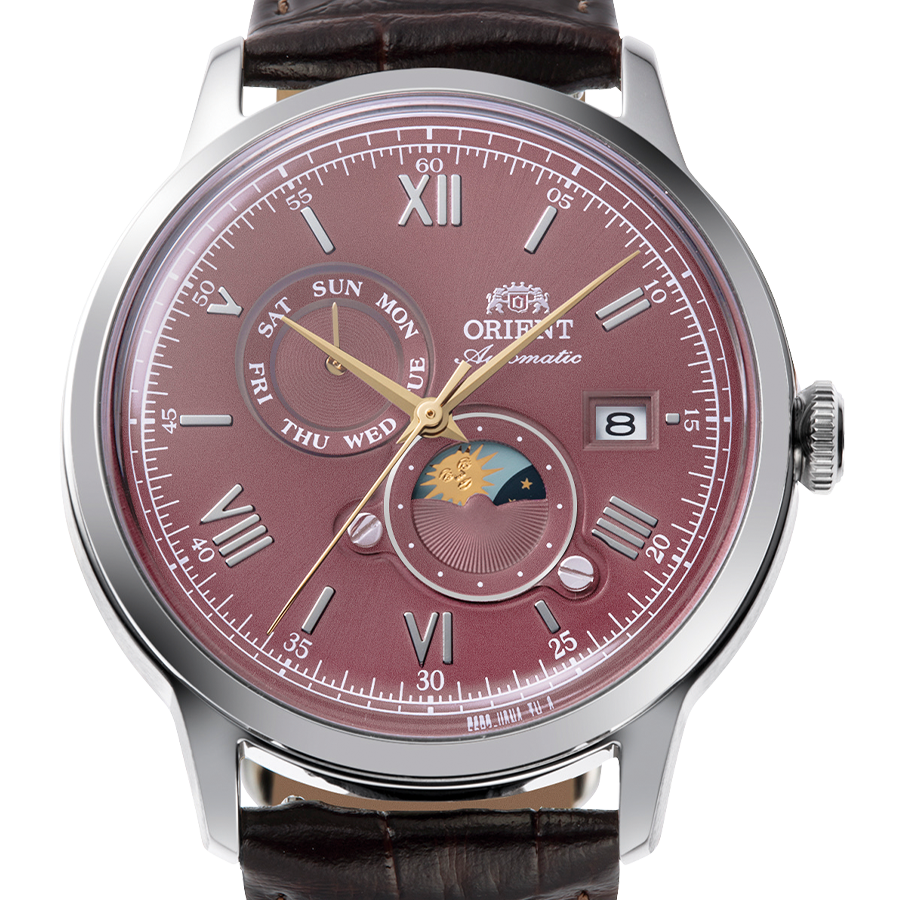 Orient Bambino Sun & Moon Automatic – RA-AK0807R – Rot
