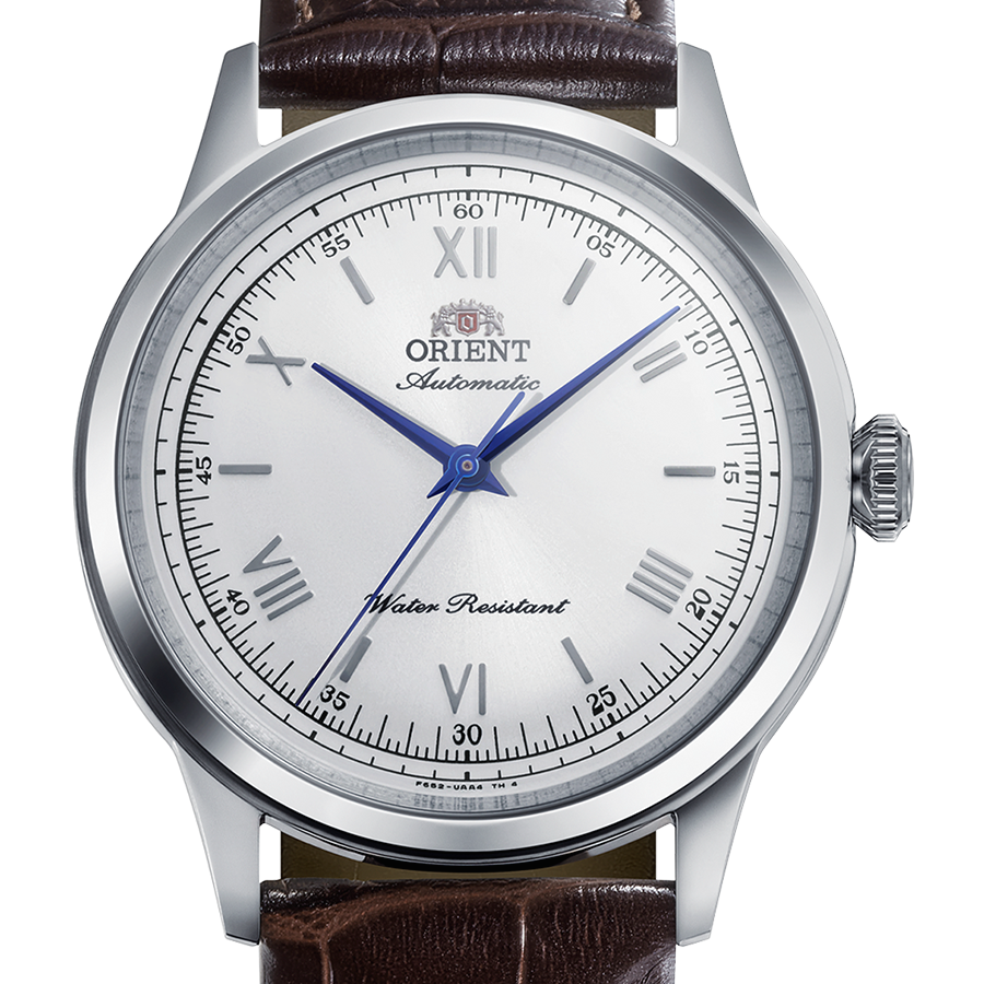 Orient Bambino 38 mm No Date – RA-BB0002S – Weiß / blaue Zeiger