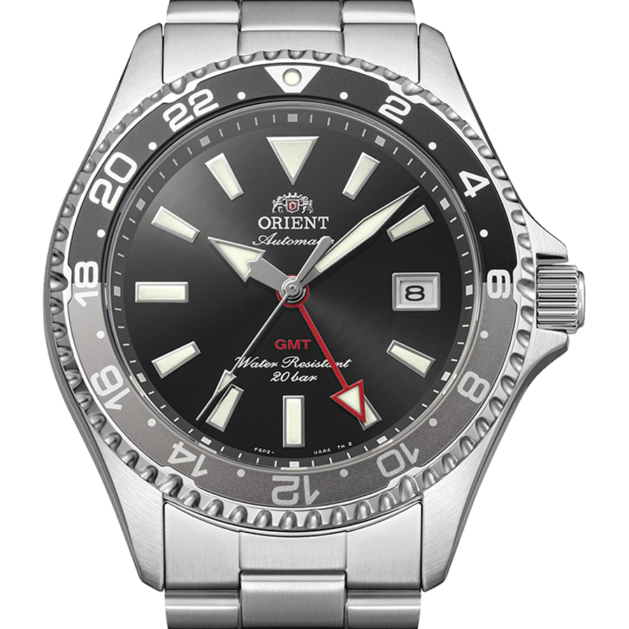 Orient Mako GMT RA-BC0001B Schwarz