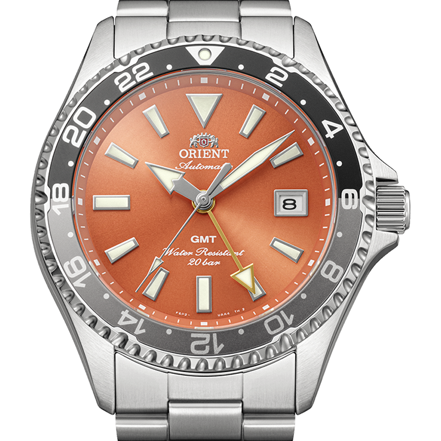 Orient Mako GMT RA-BC0004Y Orange