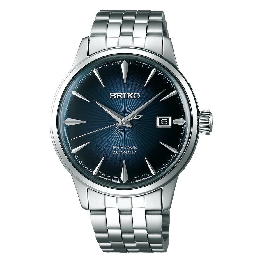 Seiko Presage Cocktail Time SRPB41J1 SRPB41J1 – Blau, Edelstahlband