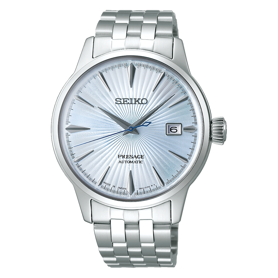 Seiko Presage Cocktail Time SRPE19J1 SRPE19J1 – Hellblau, Edelstahlband