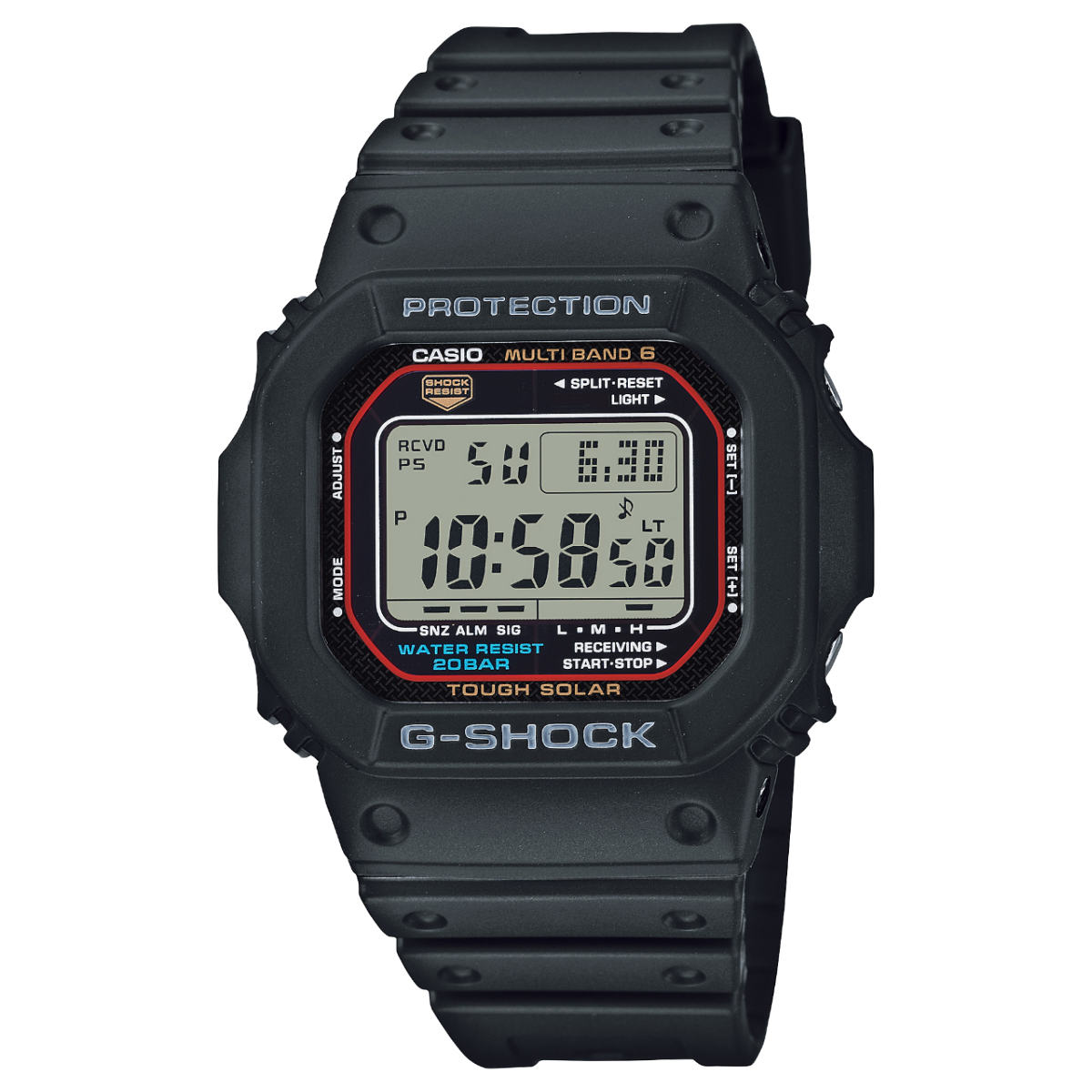 G-SHOCK GW-M5610U-1ER GW-M5610U-1ER – Schwarz Rot