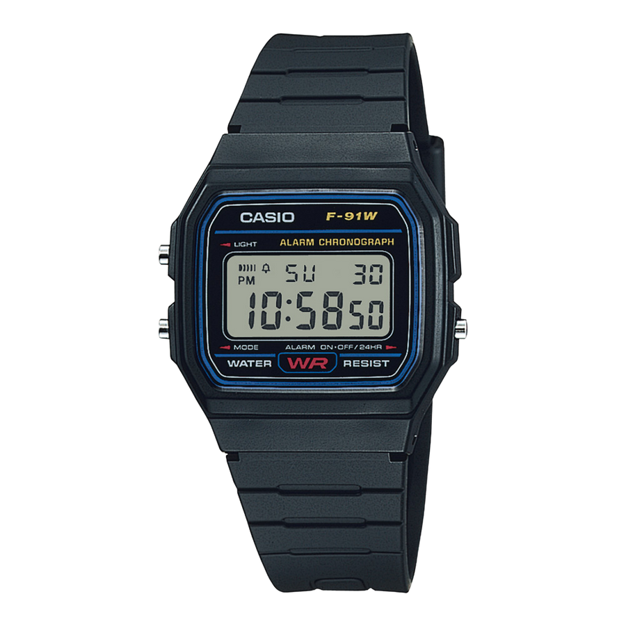 Casio F-91W-1 F-91W-1 – Schwarz