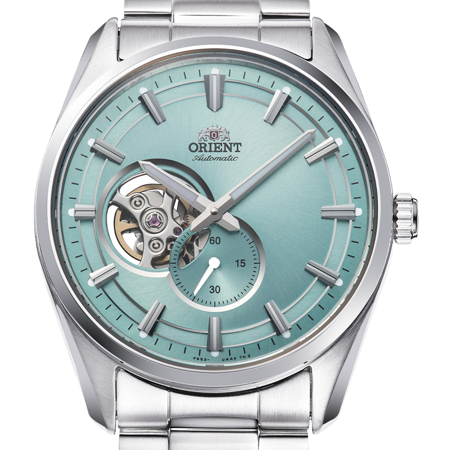 Orient AR00 Semi Skeleton Automatic – 40,8 mm – RA-AR0009L – Hellblau / silberfarben